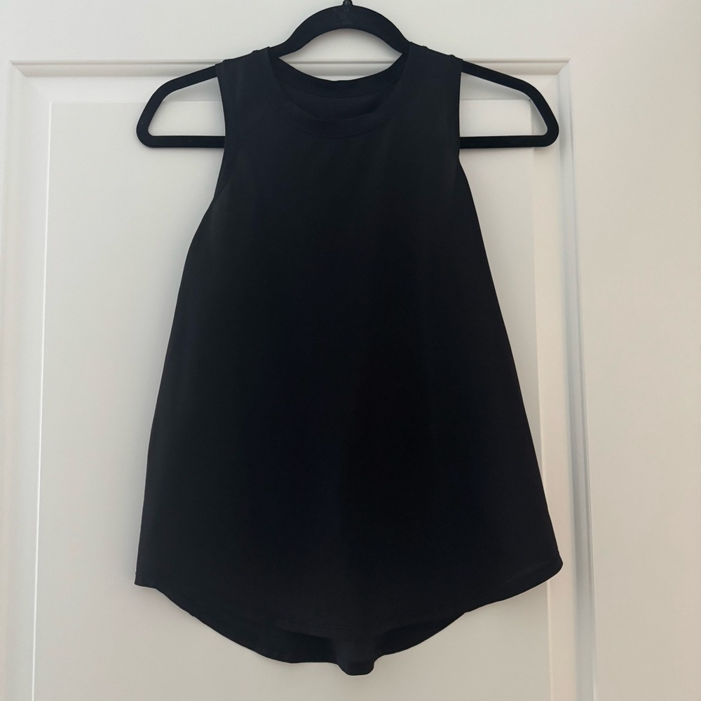 Lululemon Black Mesh Tank Top - Size 4
